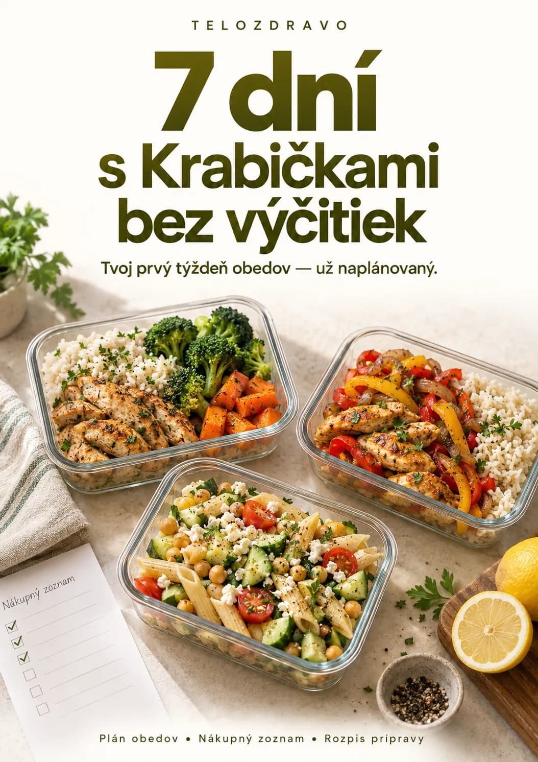 Obálka bonusu 7 dní s Krabičkami bez výčitiek